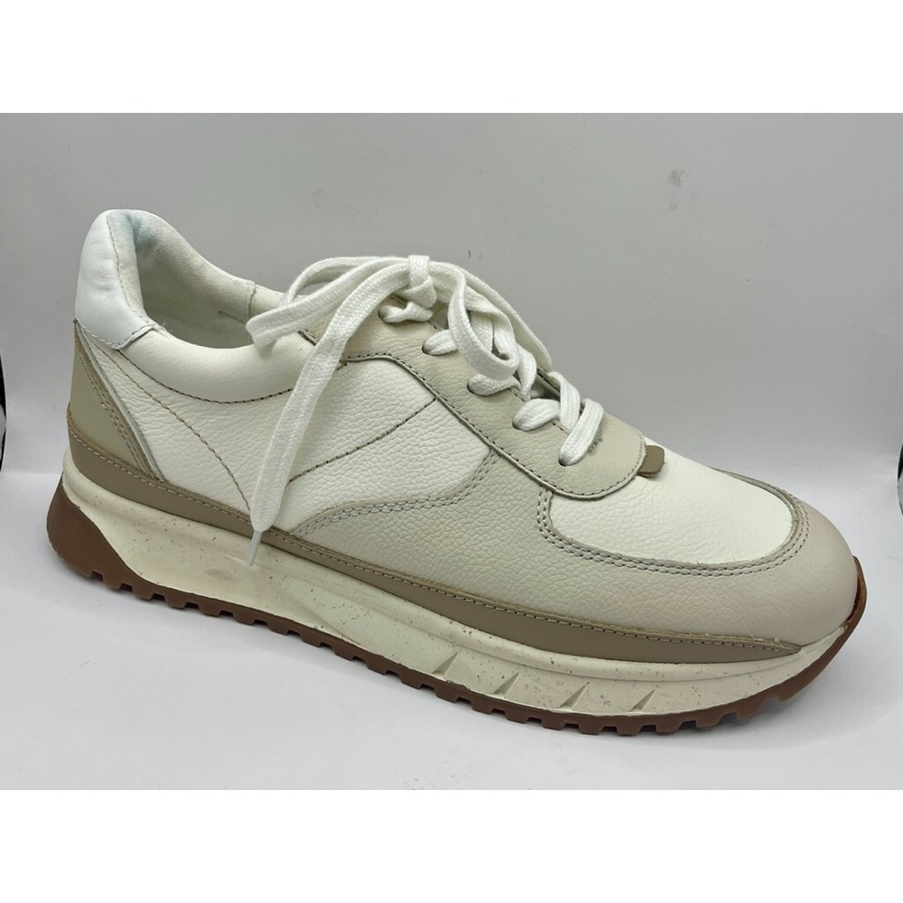 Madewell Leather Kickoff Trainer Sneakers Unisex Size US Medium W9 M7.5 EUC